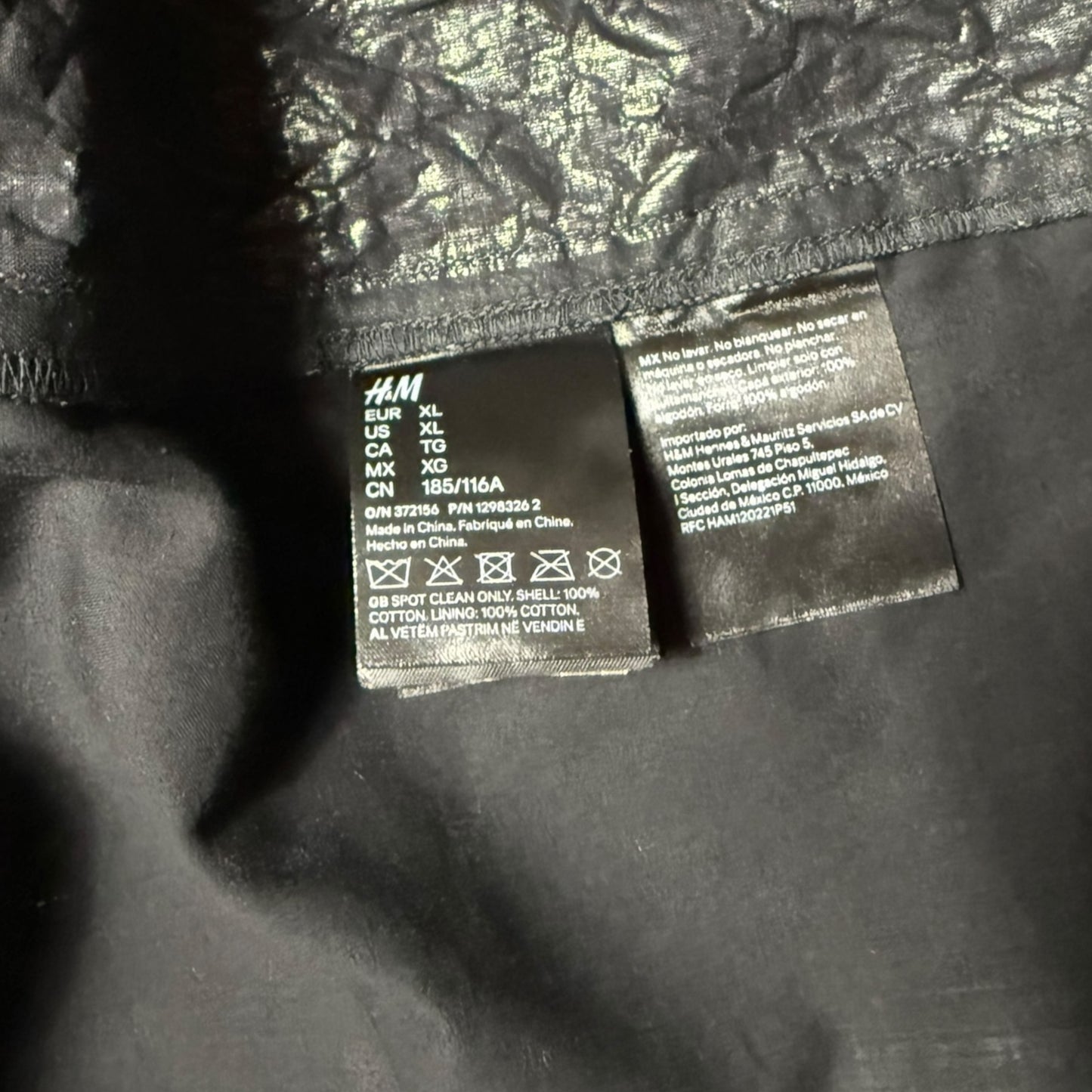 GLENN MARTENS/H&M - Plaid Overshirt Flannel