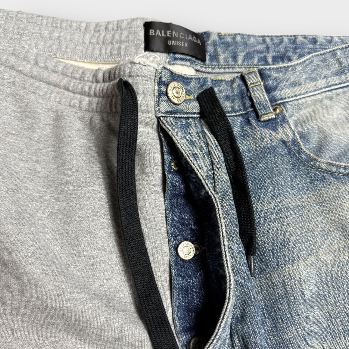 BALENCIAGA - Hybrid Baggy Flare Jeans