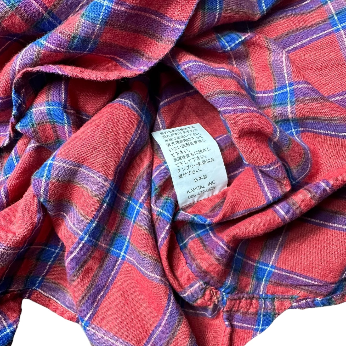 KAPITAL - Plaid Farmers Shirt