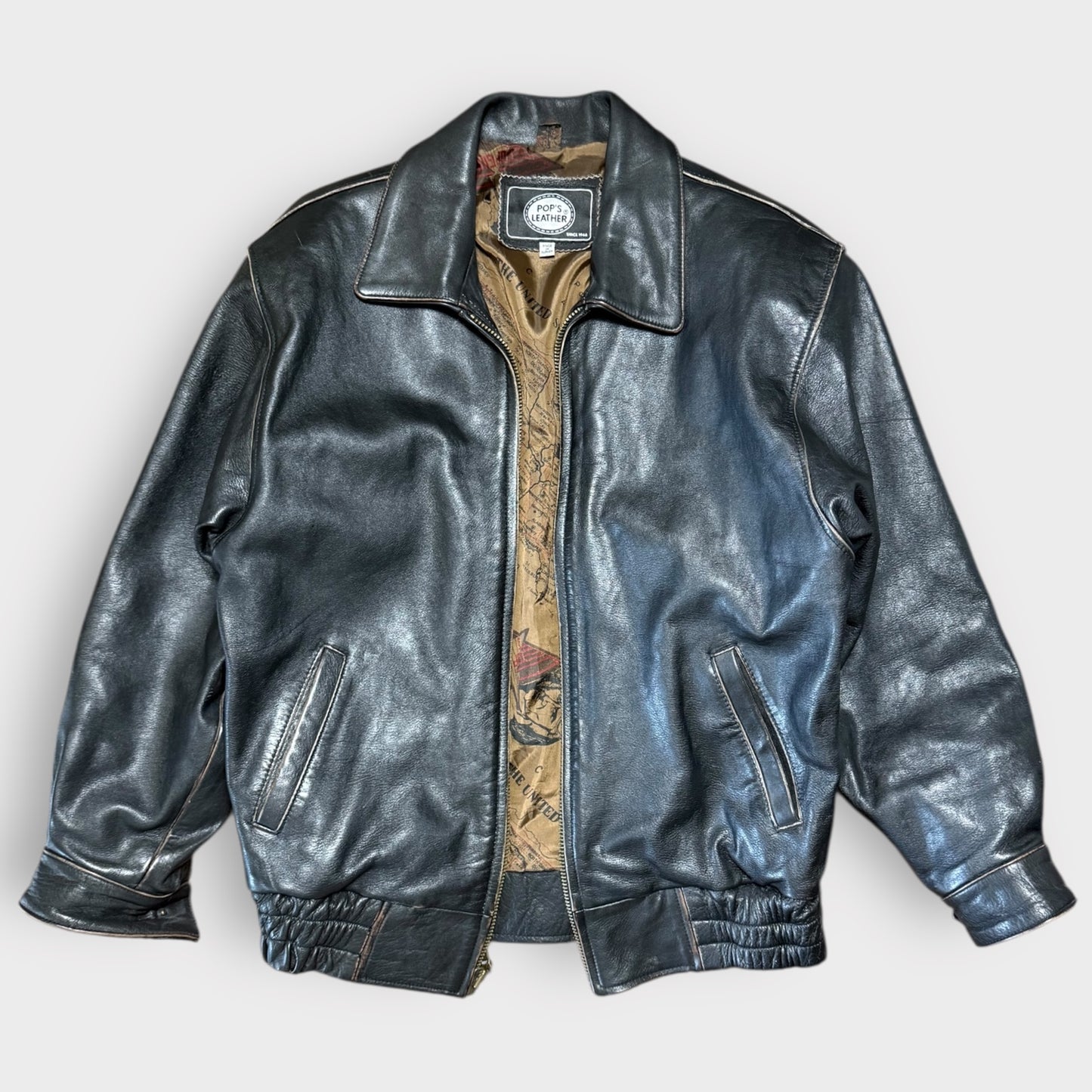 VTG - Pop's Leather Leather Jacket