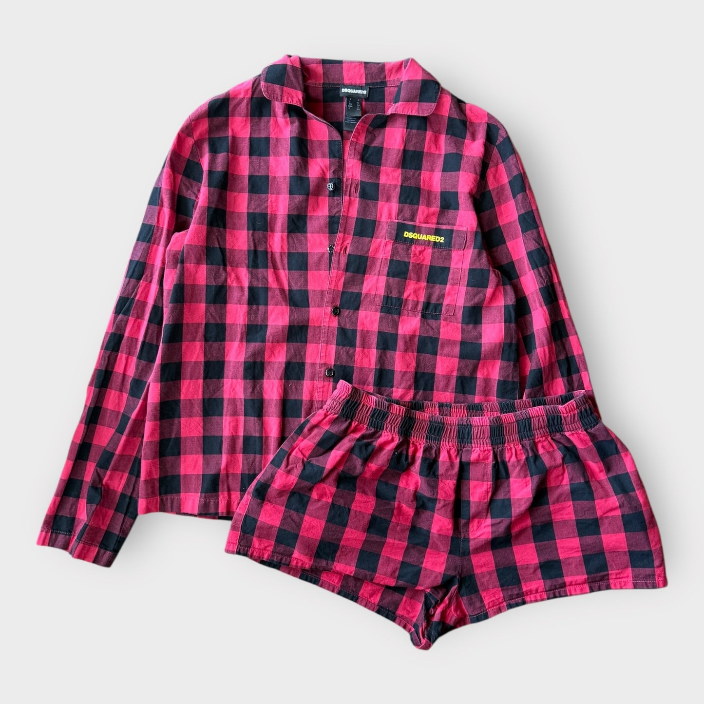 DSQUARED² - Plaid Print Lounge Set