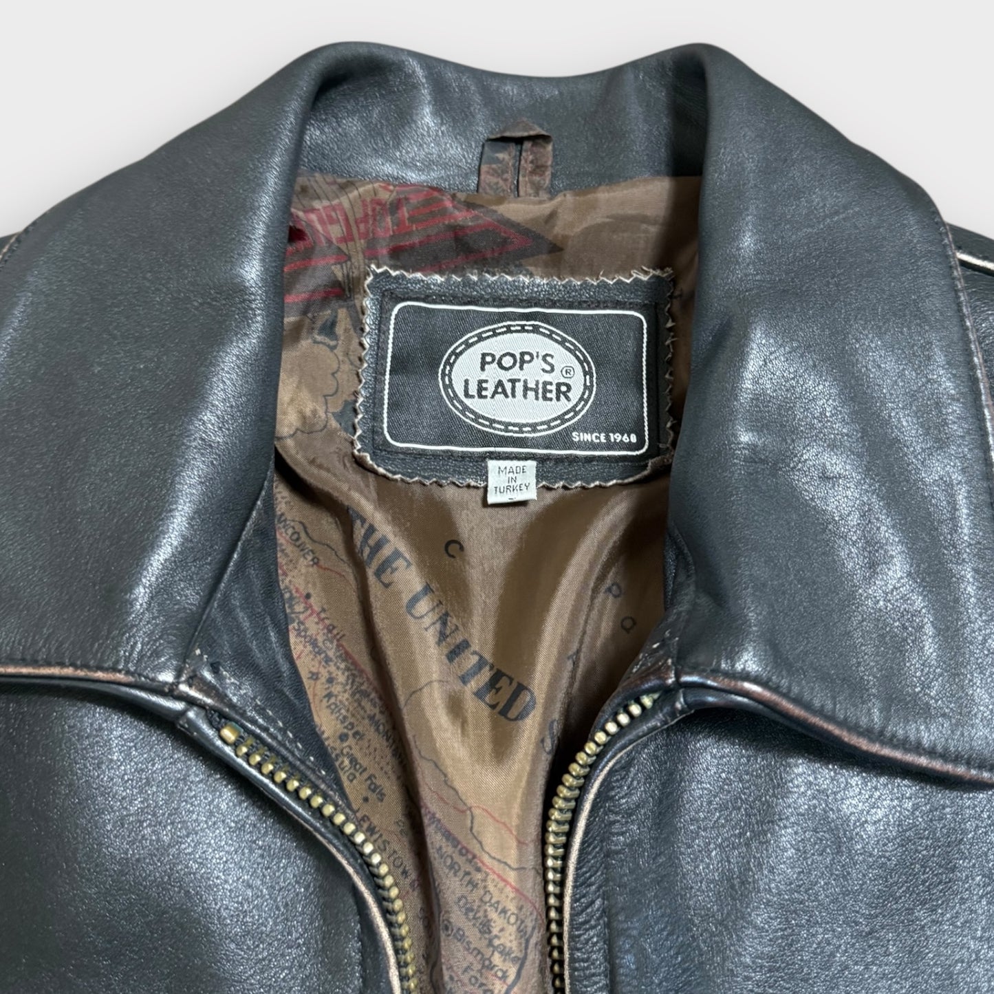 VTG - Pop's Leather Leather Jacket