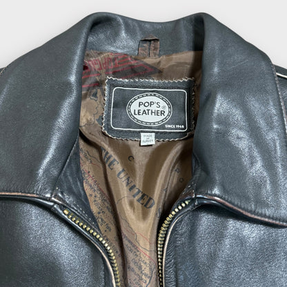 VTG - Pop's Leather Leather Jacket