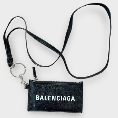 BALENCIAGA - Card Holder on Keychain