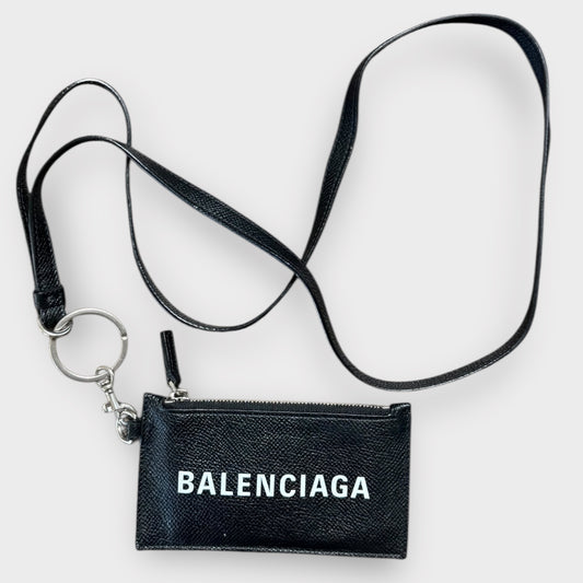 BALENCIAGA - Card Holder on Keychain