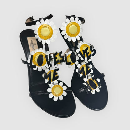 VALENTINO - FW 2015 "Love Me Not" Leather Sandals