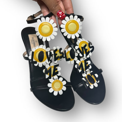 VALENTINO - FW 2015 "Love Me Not" Leather Sandals