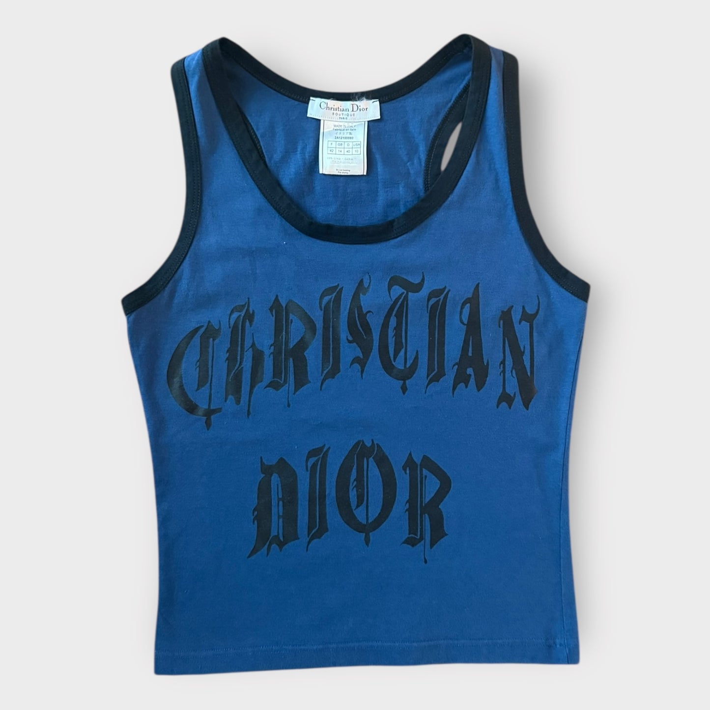 CHRISTIAN DIOR - 2002 Gothic Tank
