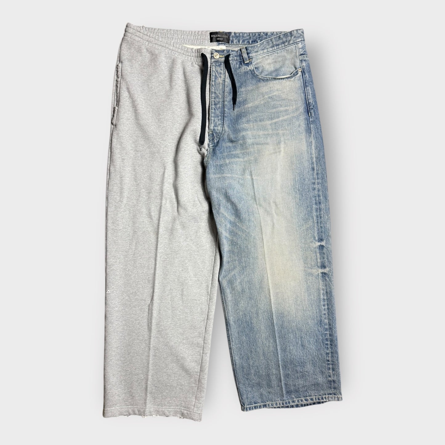 BALENCIAGA - Hybrid Baggy Flare Jeans