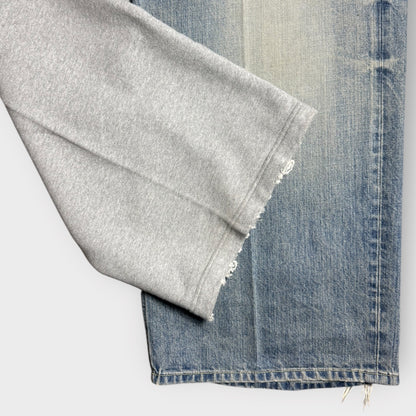 BALENCIAGA - Hybrid Baggy Flare Jeans