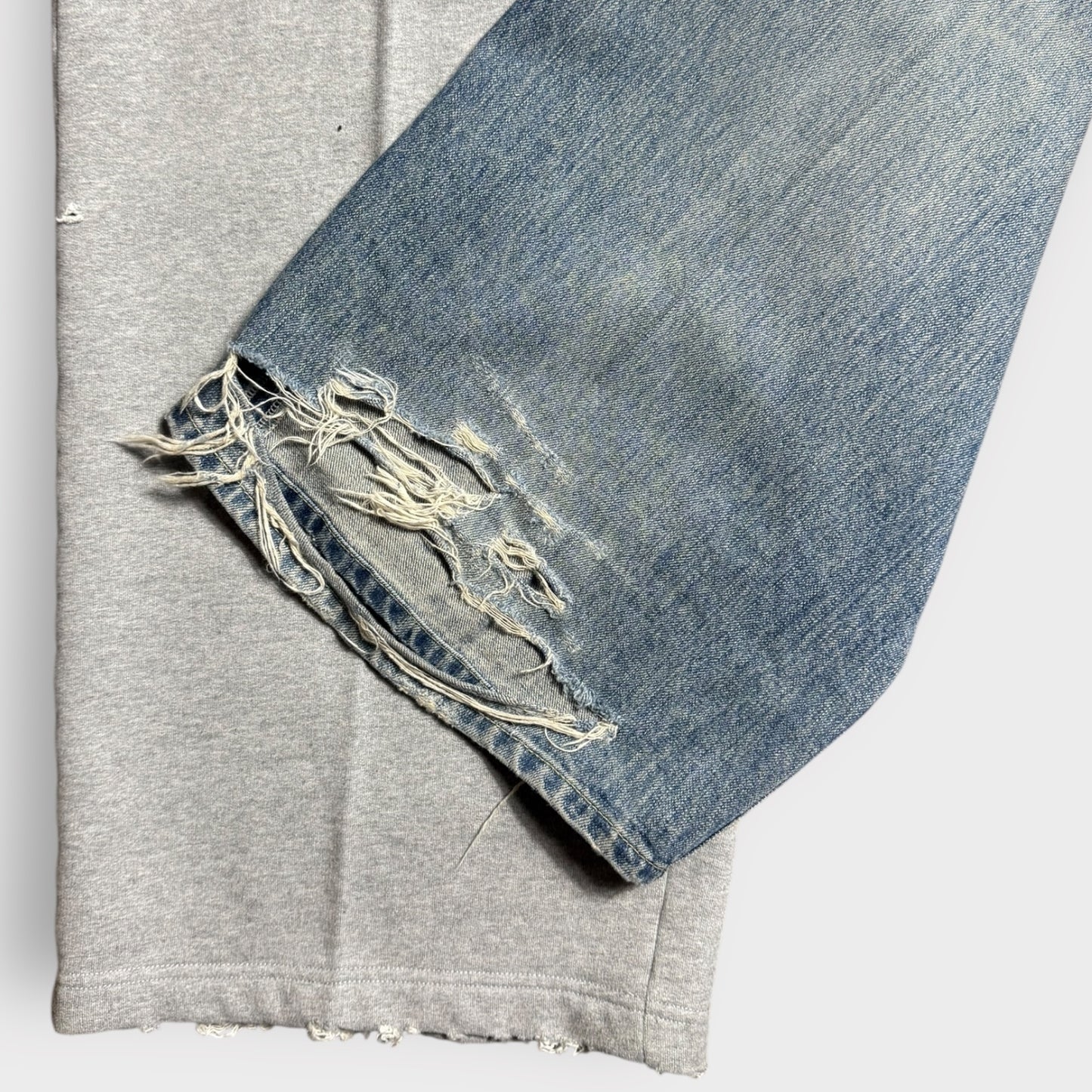 BALENCIAGA - Hybrid Baggy Flare Jeans