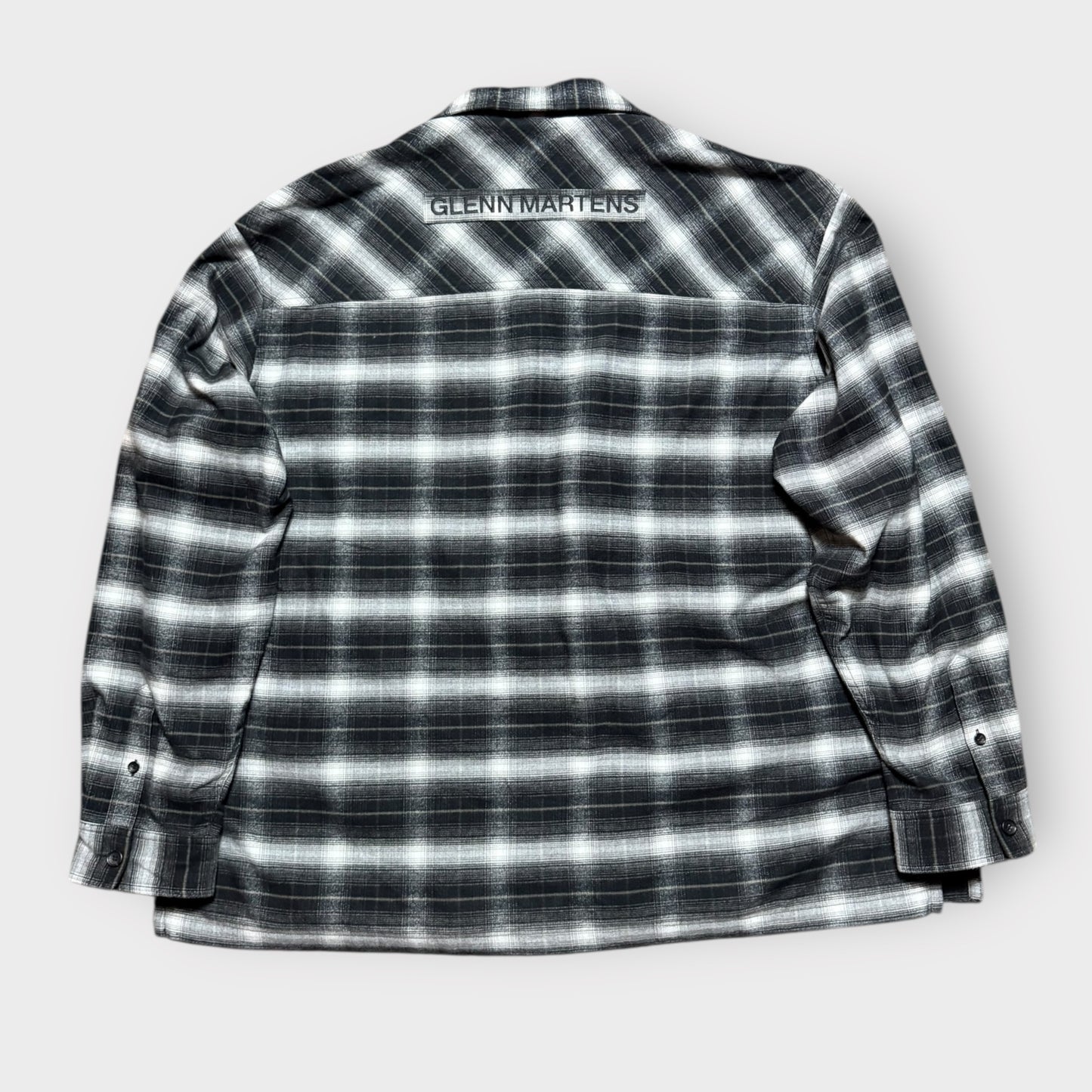 GLENN MARTENS/H&M - Plaid Overshirt Flannel