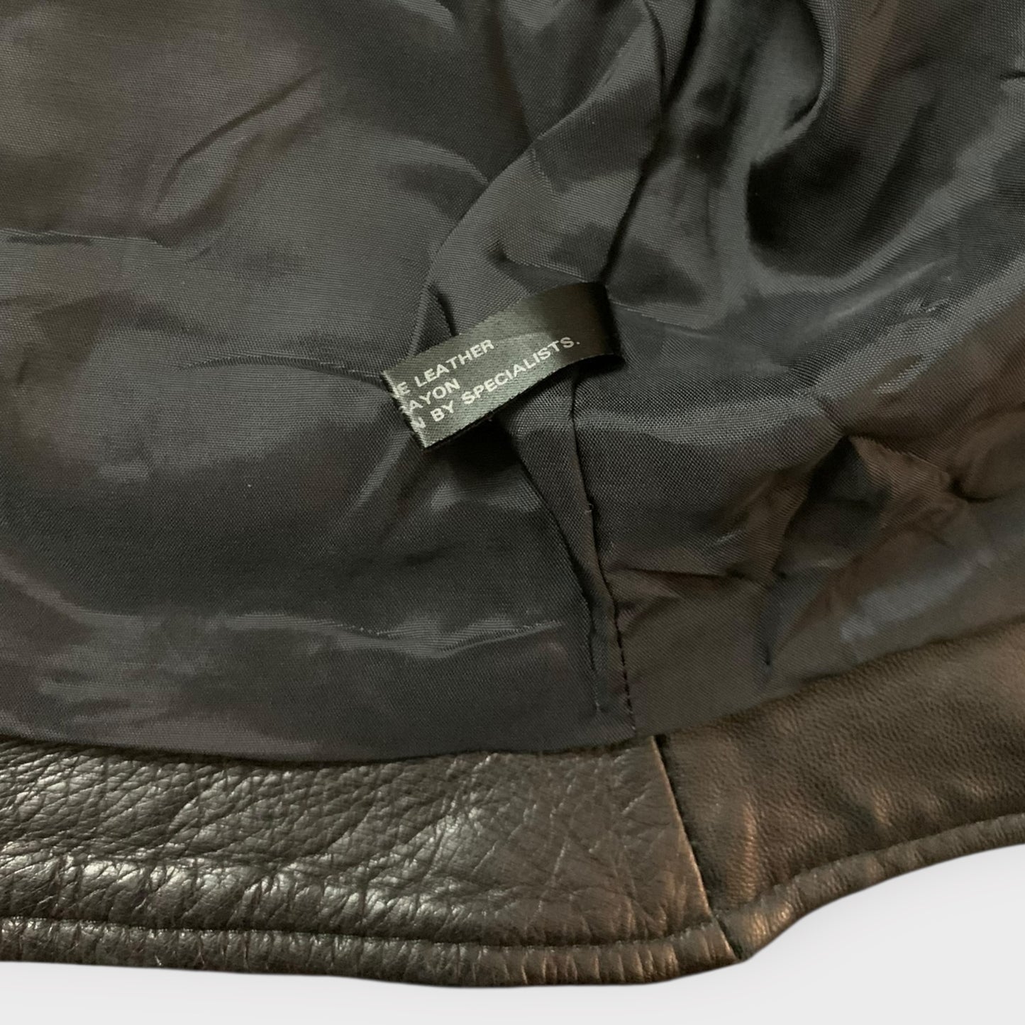 VTG - Michael Hoban North Beach Cropped Leather Jacket