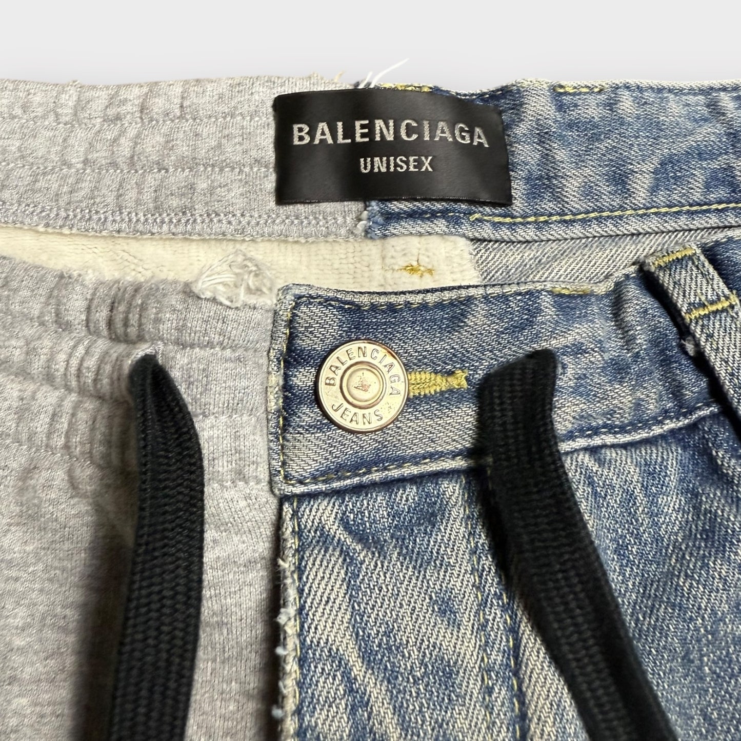 BALENCIAGA - Hybrid Baggy Flare Jeans