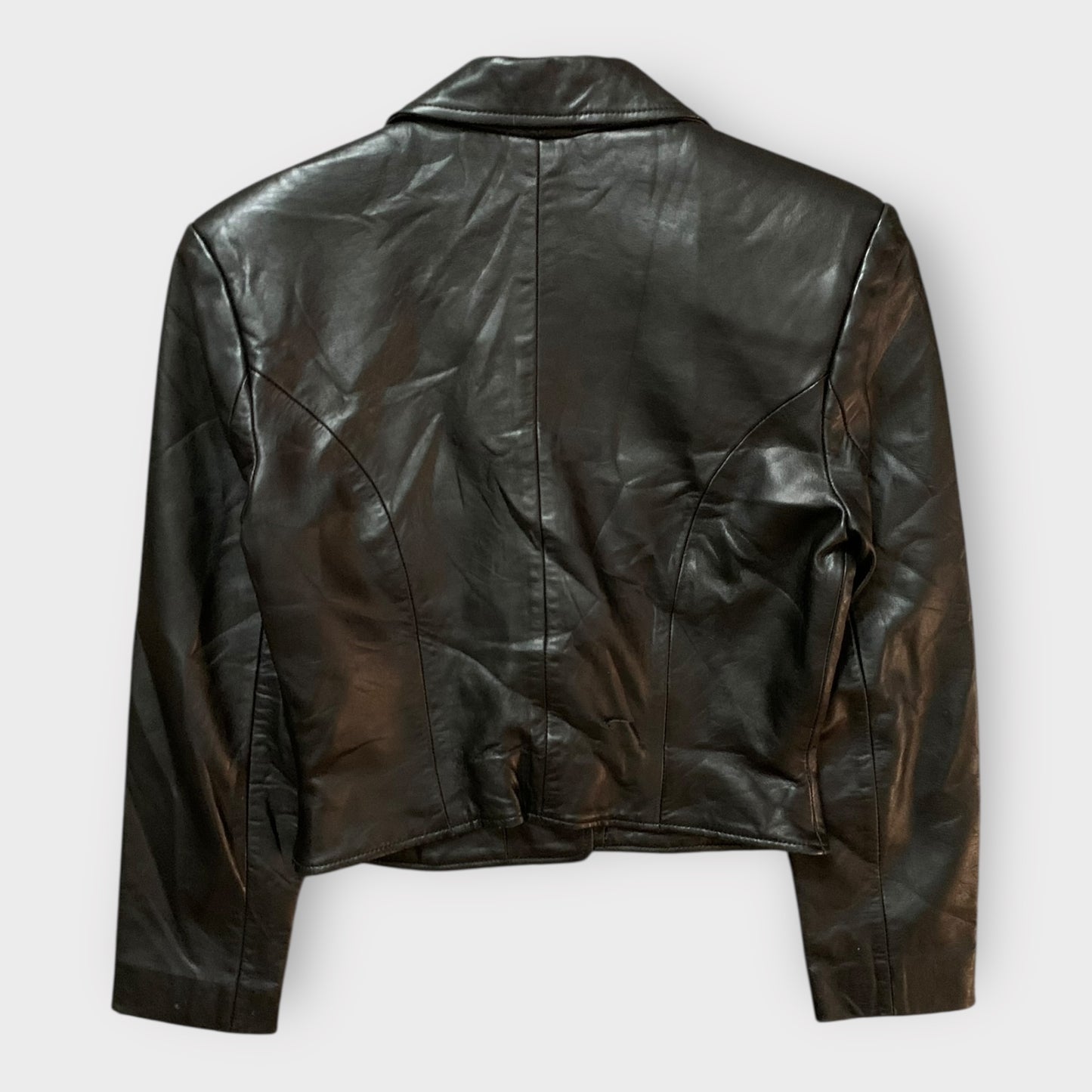 VTG - Michael Hoban North Beach Cropped Leather Jacket