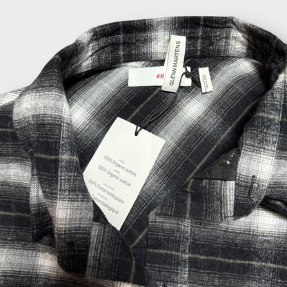 GLENN MARTENS/H&M - Plaid Overshirt Flannel