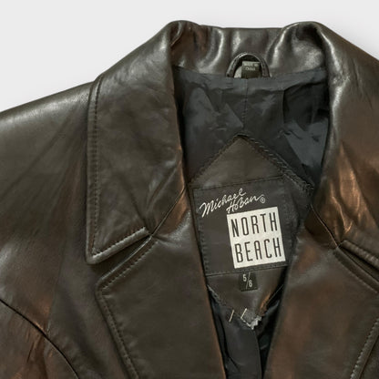 VTG - Michael Hoban North Beach Cropped Leather Jacket