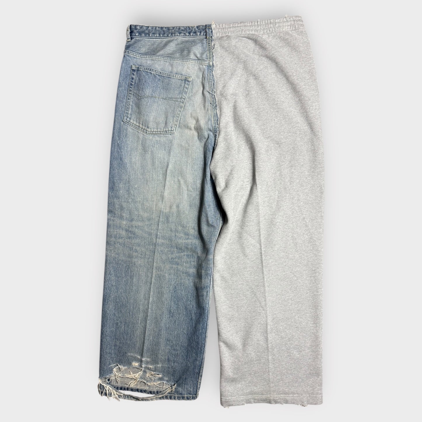 BALENCIAGA - Hybrid Baggy Flare Jeans