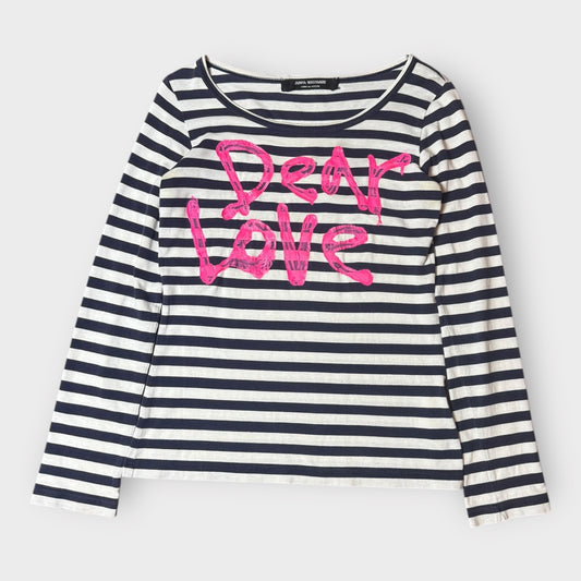 JUNYA WATANABE/COMME DES GARCONS - 2004 "Dear Love" Striped Tee
