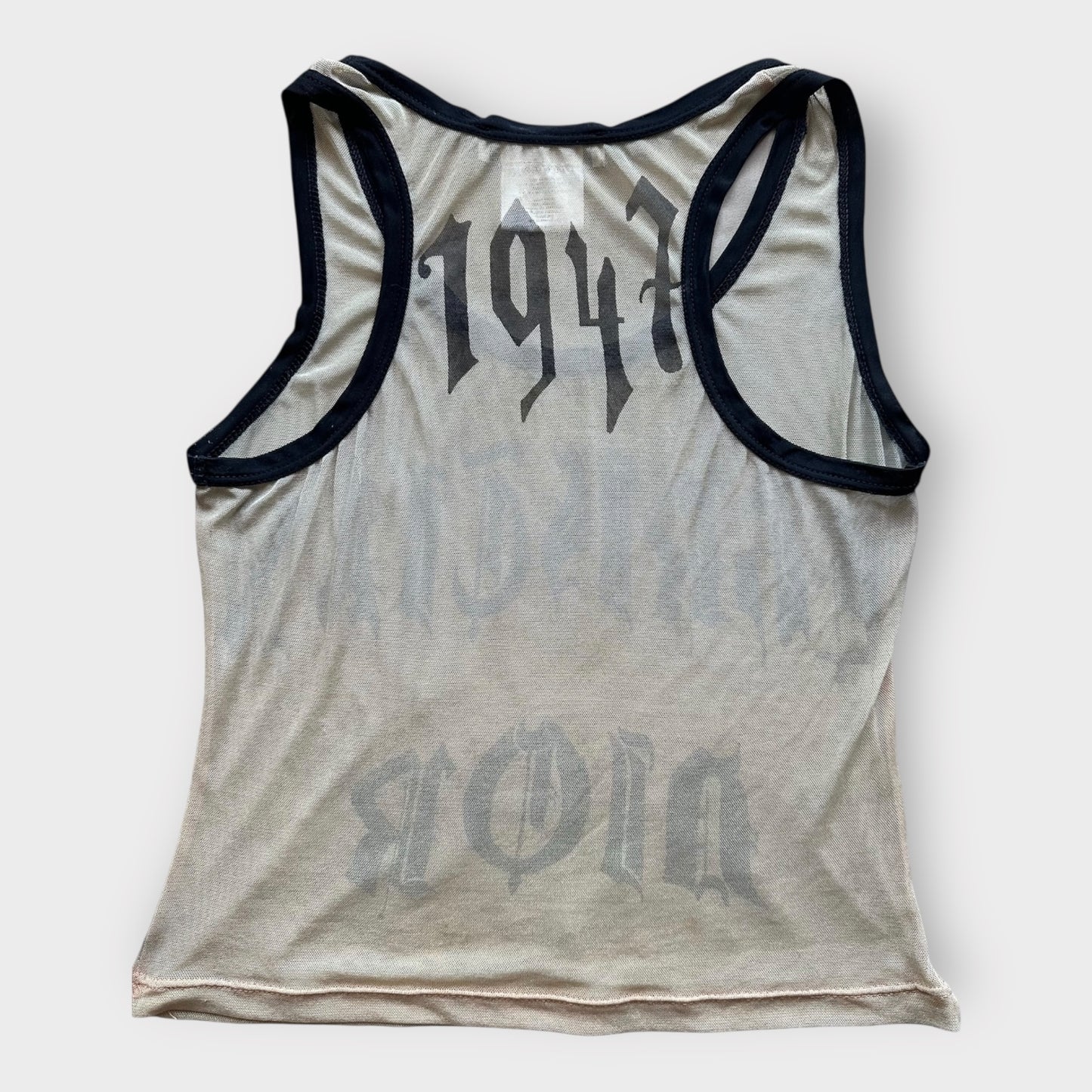 CHRISTIAN DIOR - 2002 Gothic Mesh Tank