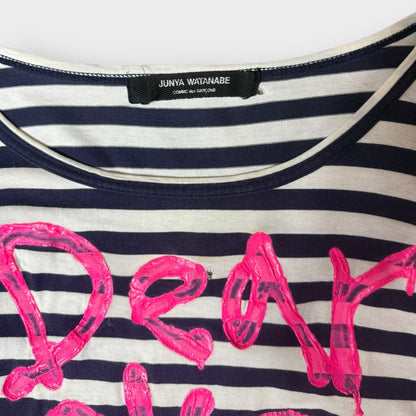 JUNYA WATANABE/COMME DES GARCONS - 2004 "Dear Love" Striped Tee
