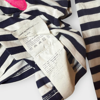 JUNYA WATANABE/COMME DES GARCONS - 2004 "Dear Love" Striped Tee