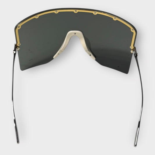 GUCCI - GG 1244S Studded Shield Sunglasses