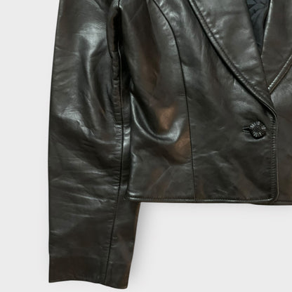 VTG - Michael Hoban North Beach Cropped Leather Jacket