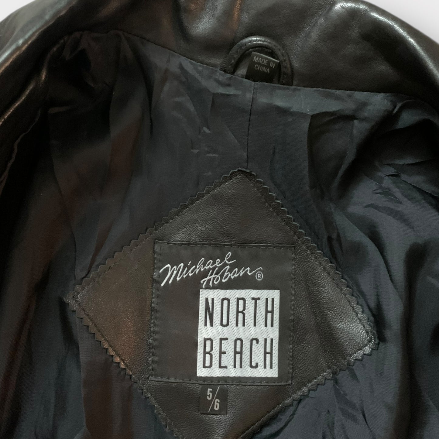 VTG - Michael Hoban North Beach Cropped Leather Jacket
