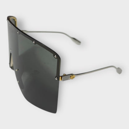 GUCCI - GG 1244S Studded Shield Sunglasses