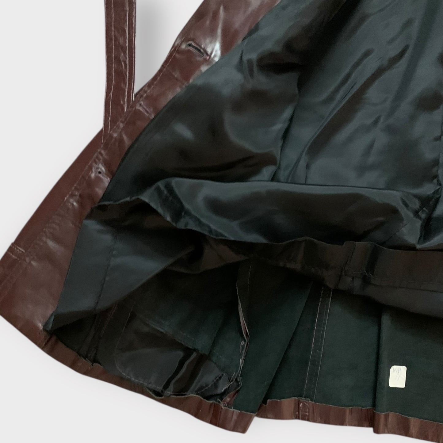 VTG - 70's Burgundy Leather Jacket