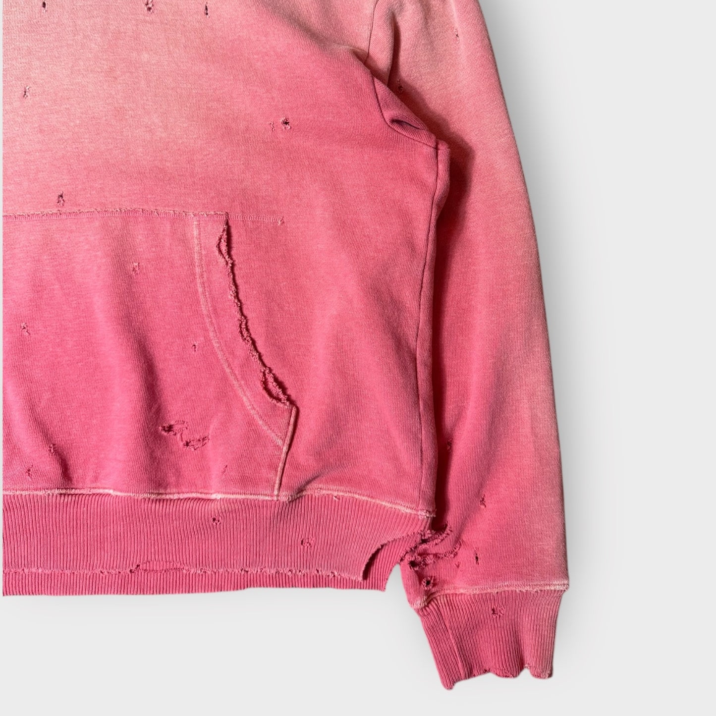 KAPITAL - SS25 Thriller Damaged Studded Hoodie