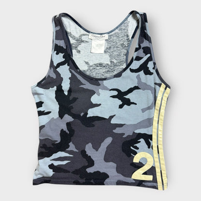 CHRISTIAN DIOR - 2000s Galliano Camo Tank