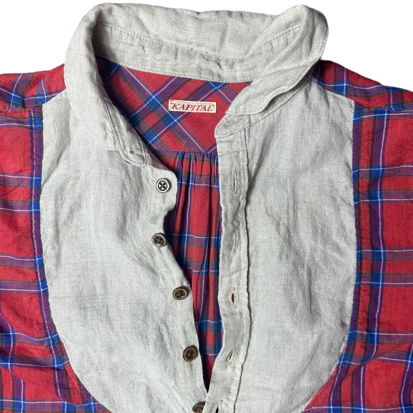 KAPITAL - Plaid Farmers Shirt