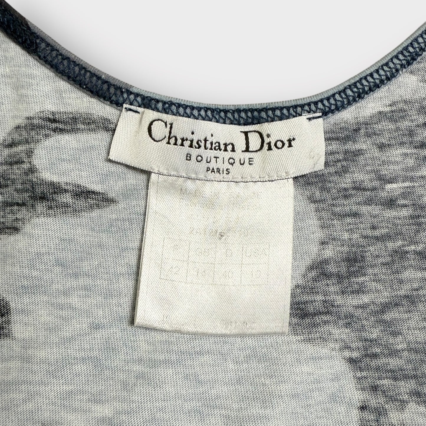 CHRISTIAN DIOR - 2000s Galliano Camo Tank