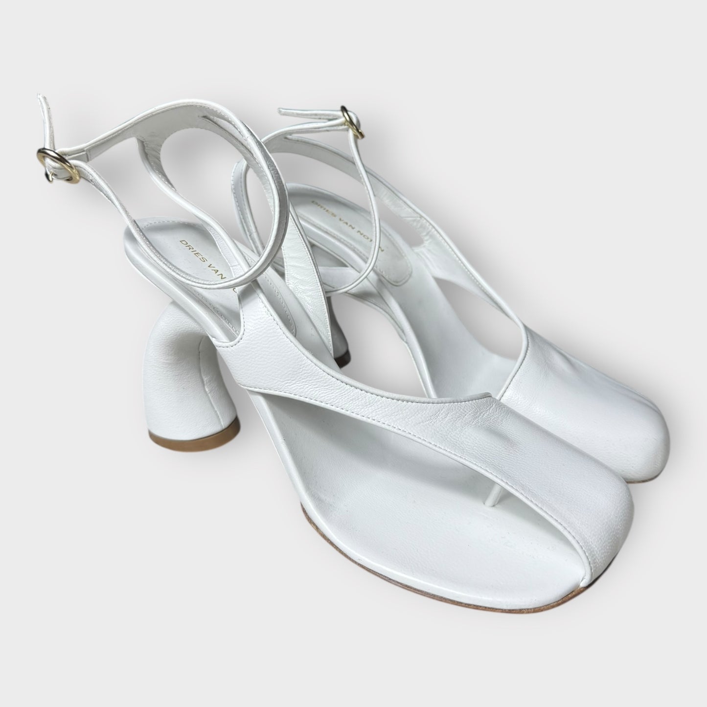 DRIES VAN NOTEN - Asymmetrical "Bridal" Sandals