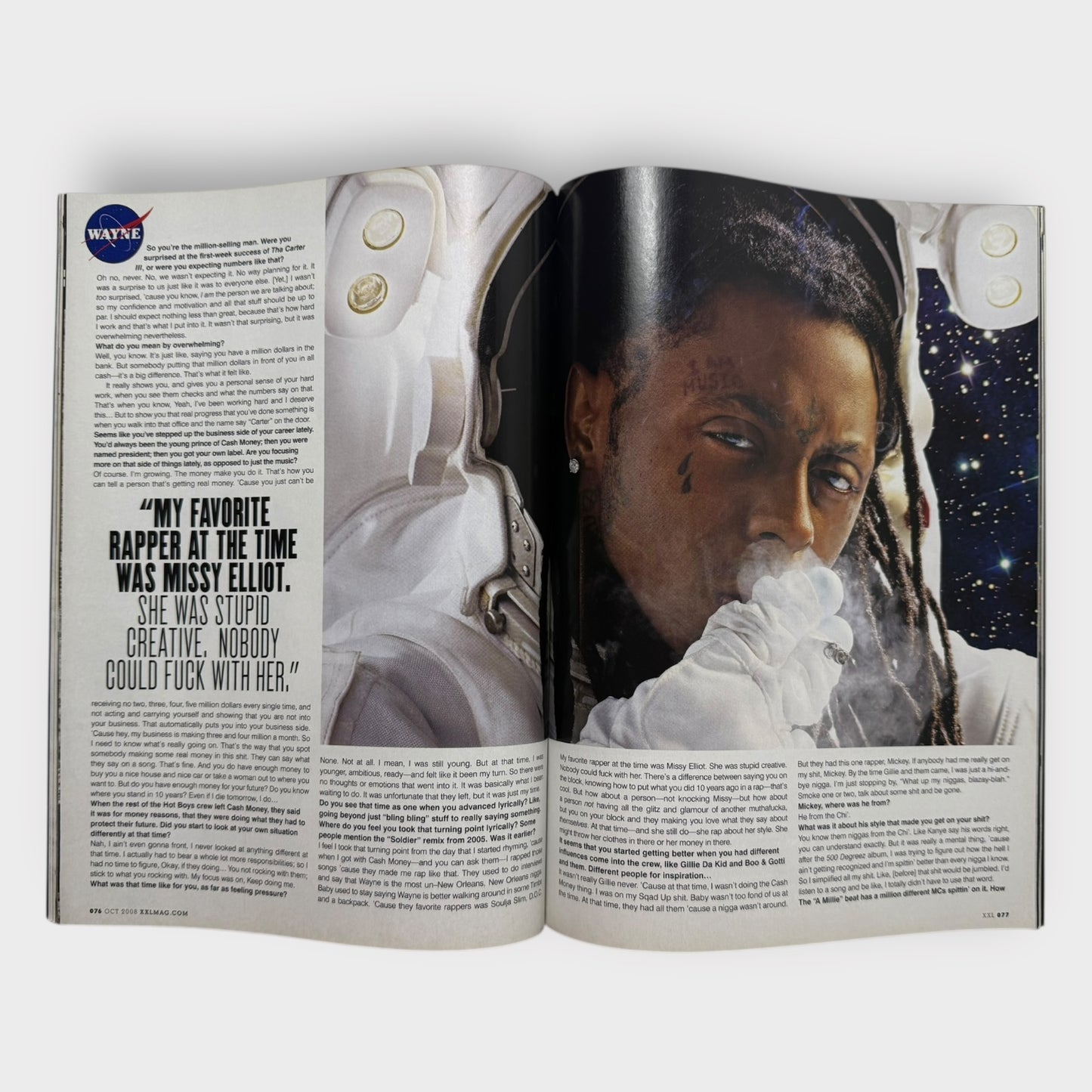 XXL Magazine: October 2008 Lil’ Wayne