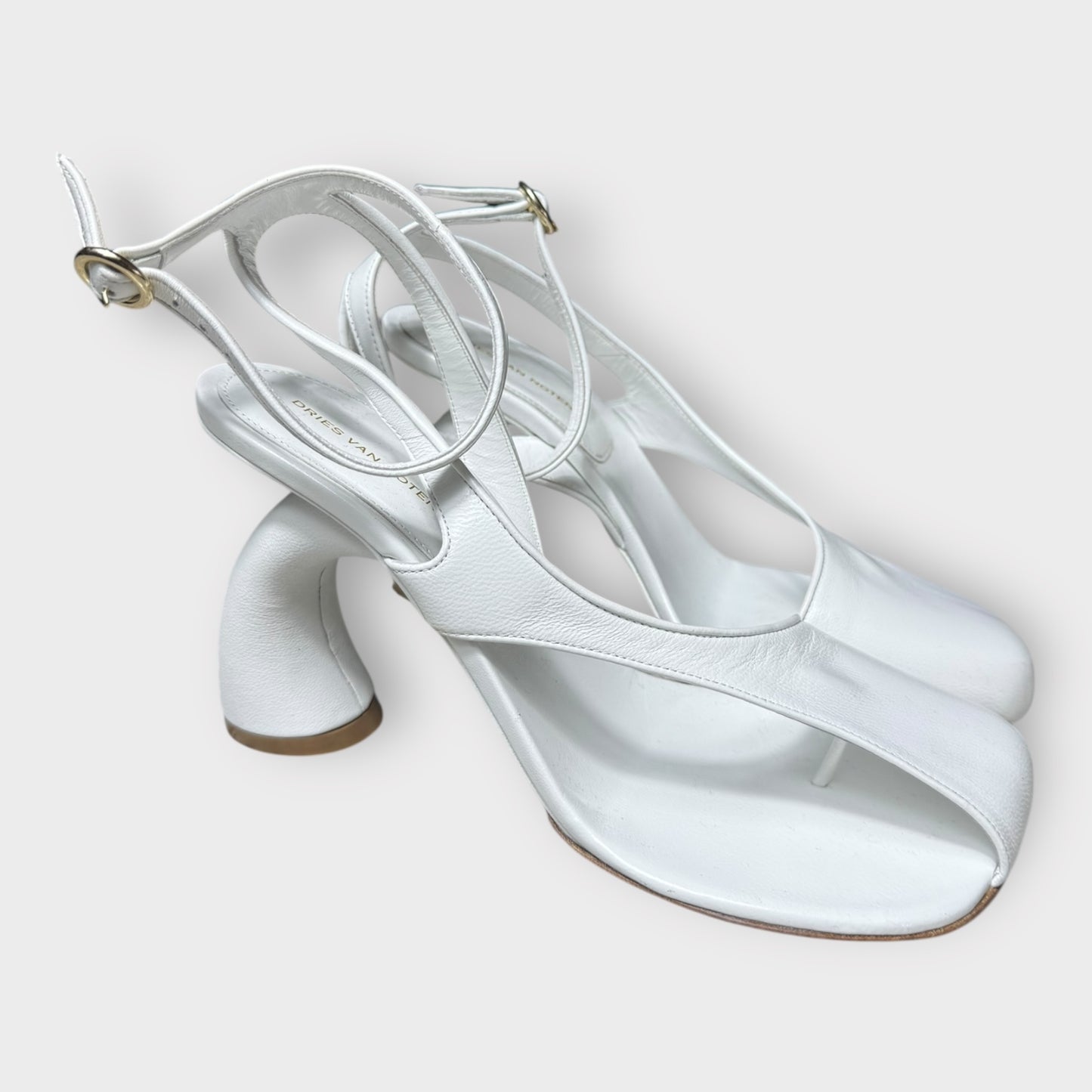 DRIES VAN NOTEN - Asymmetrical "Bridal" Sandals