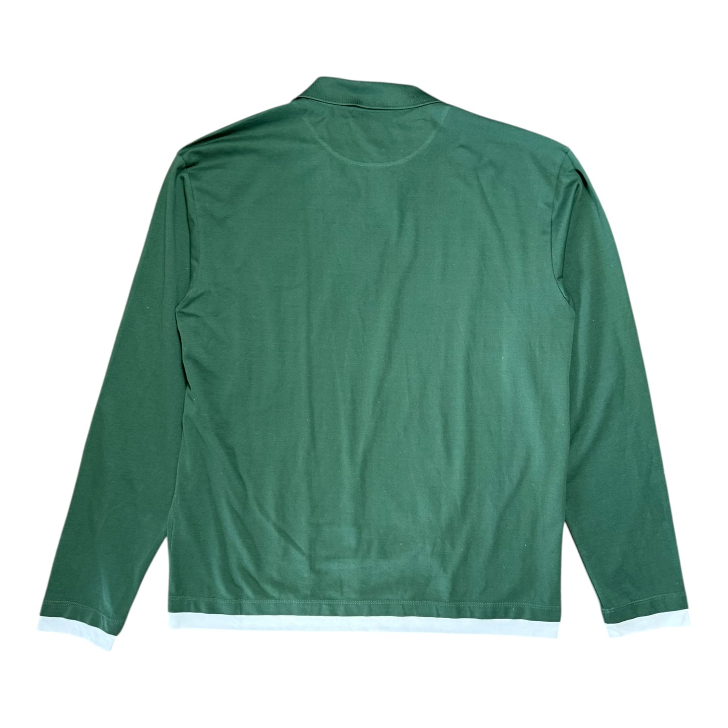 PRADA  - Long-sleeved Cotton Polo